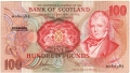 Bank Of Scotland Higher Values 100 Pounds, 26. 1.1981